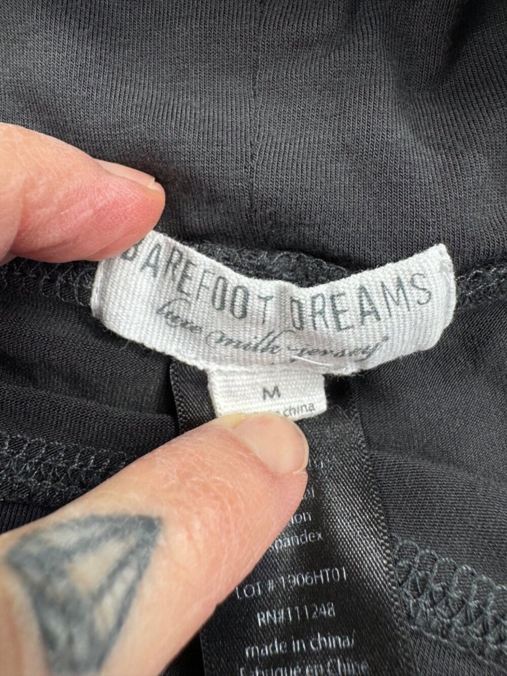 Barefoot Dreams Gray Lounge Pants Sz M Luxe Milk Jersey - Picture 9 of 11